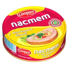 ПАСТЕТ ПИЛЕШКИ КОМПАС 180гр
